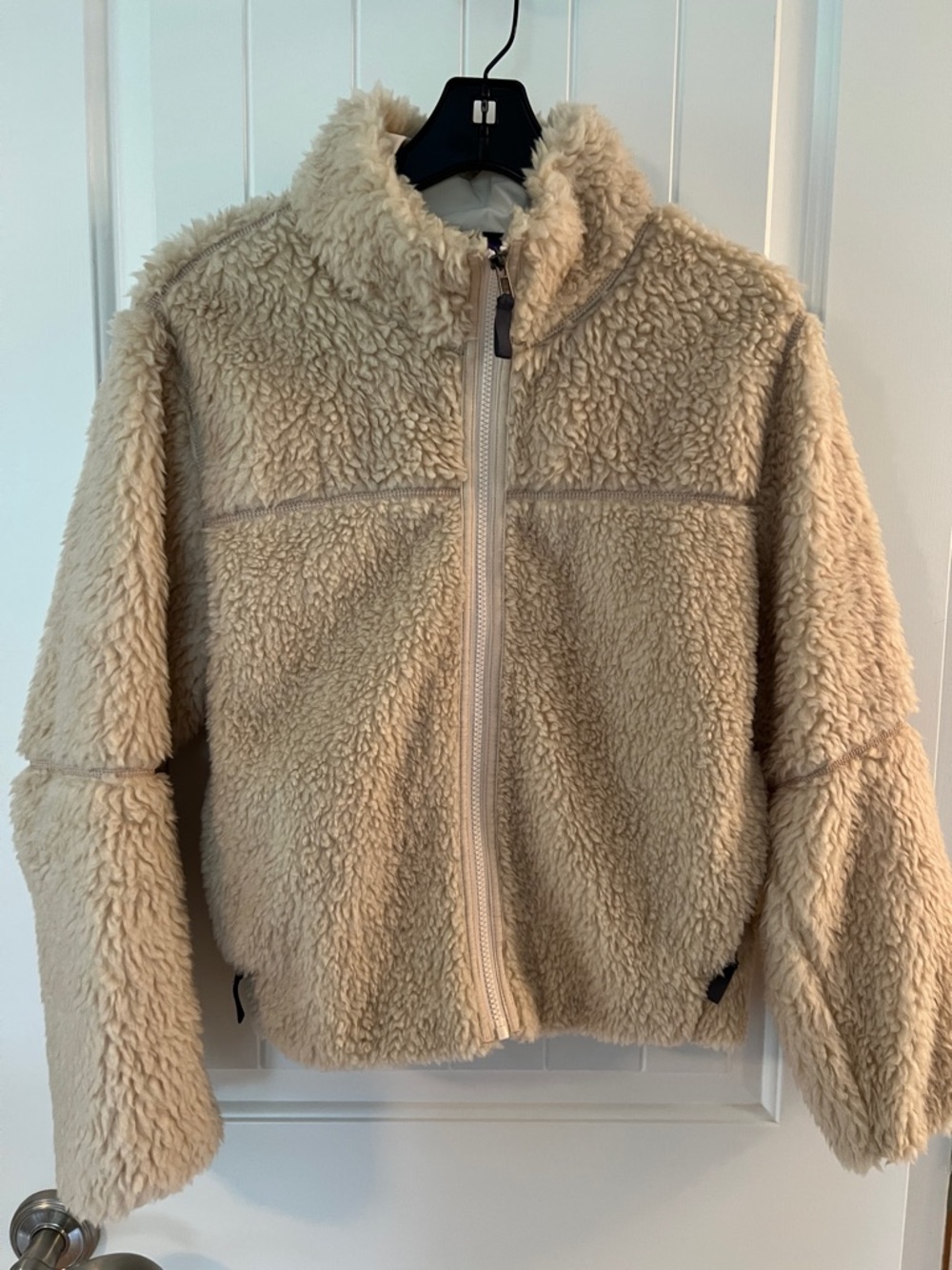 Patagonia Cream Sherpa Fleece Jacket